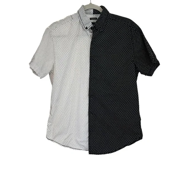 Drill Clothing Slim Fit Short Sleeve Button Down Cotton Shirt, Sz M - Picture 4 of 10